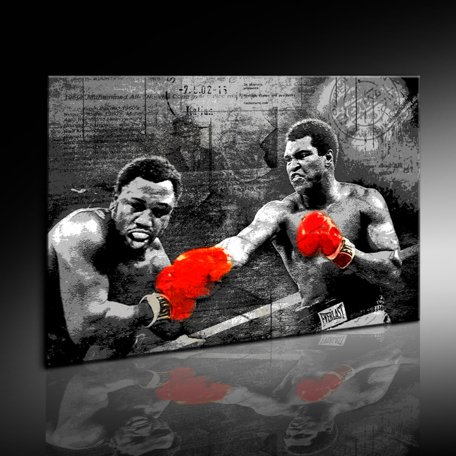 Muhammad Ali Poster Boxer Zitat Positive Aufdruck Bild Wandkunst Leben Boxer HD